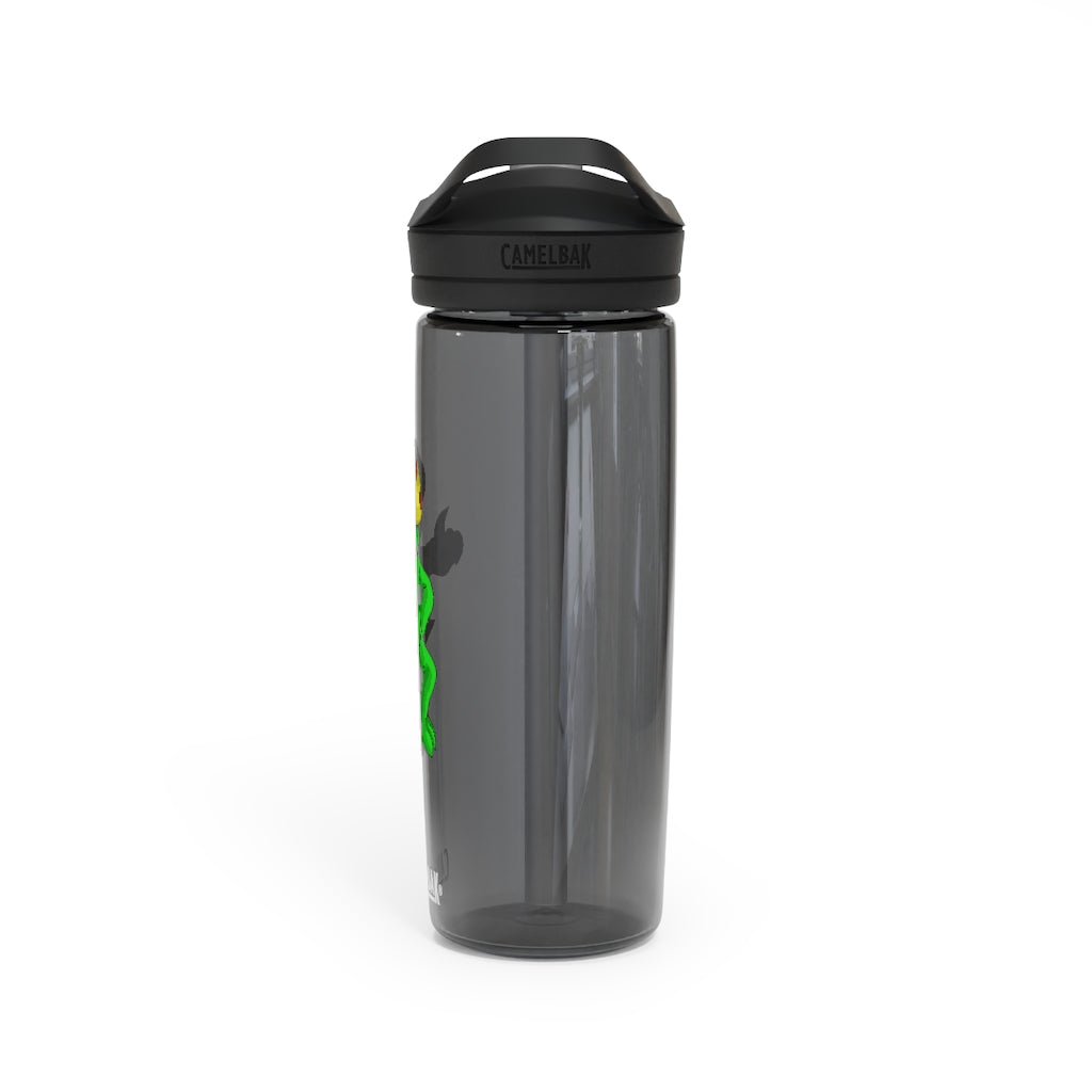 Clawmep CamelBak Eddy® Water Bottle in 20oz and 25oz sizes, showcasing its durable Tritan™ material and spill-proof design.